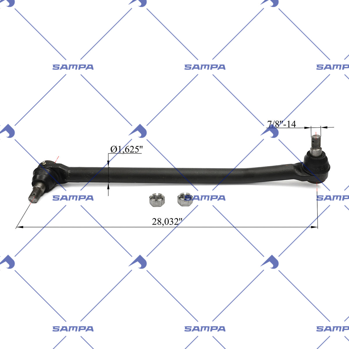 SAMPA 503.614 technical drawing