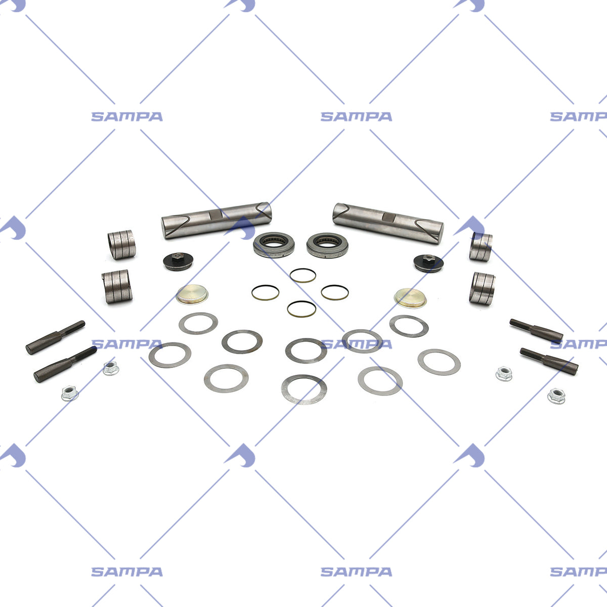 SAMPA 50E.131R King Pin Kit with Bushings (Spiral)