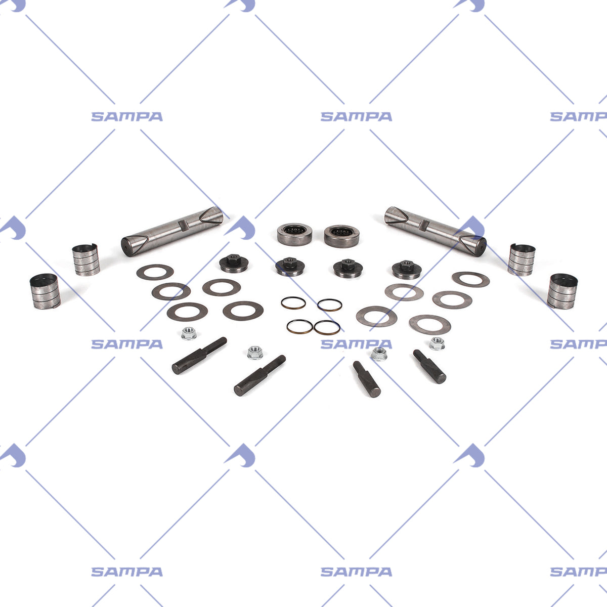 SAMPA 50E.76F King Pin Set Rapid No-Ream (Spiral)