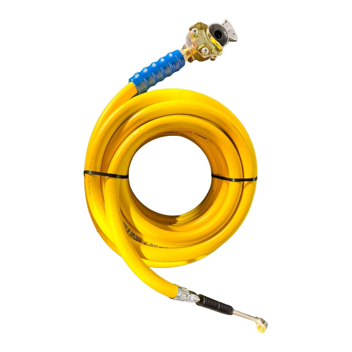 50 ft tire inflator hose with gladhand coupling and air chuck